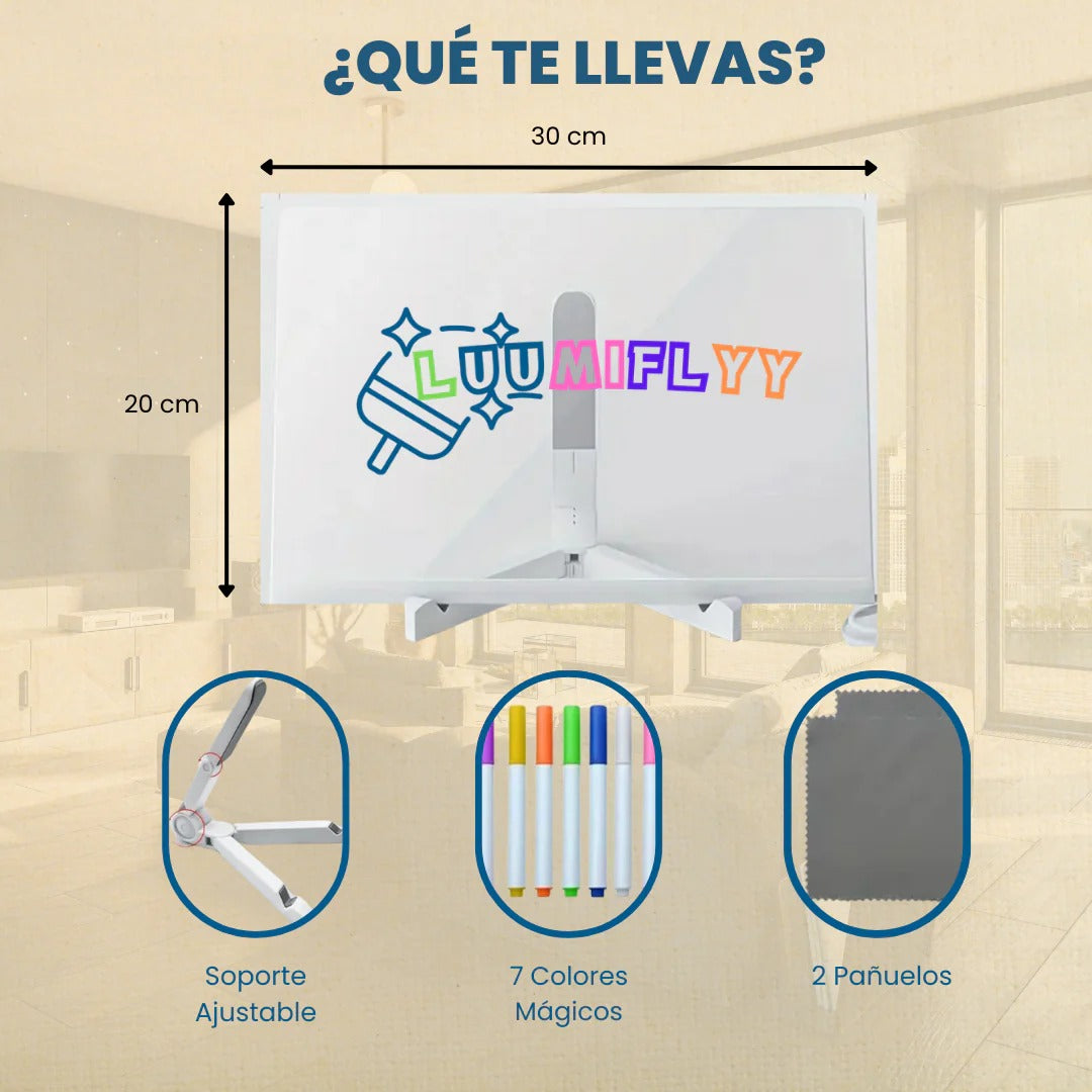 Pizarra LED Mágica Para Colorear