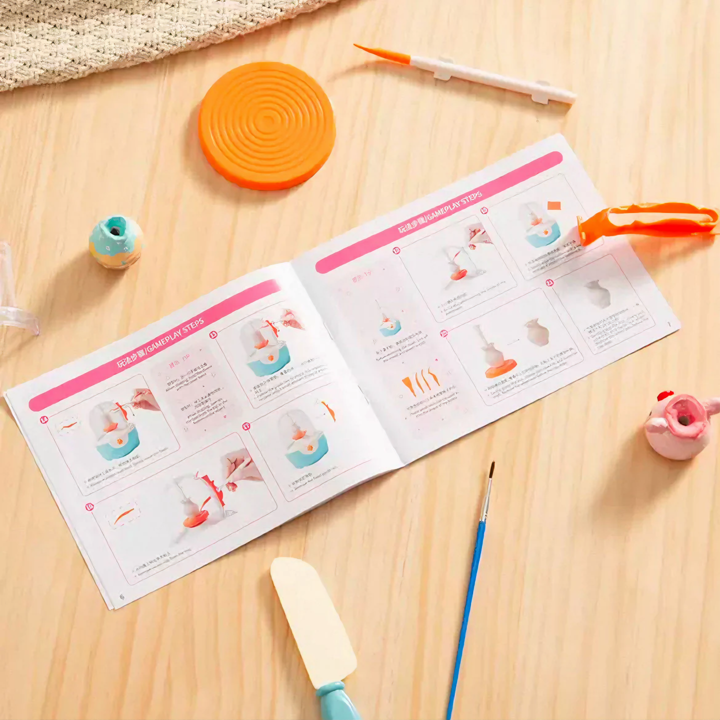 ClayMagic - Kit de cerámica y pintura para niños