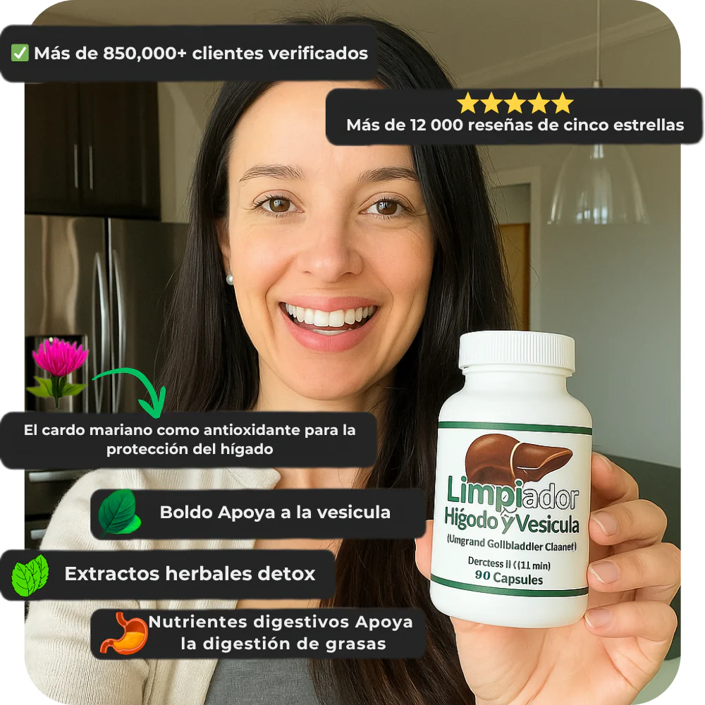 Limpiador Hígado y Vesícula, Boldo & Milk Thistle Extract