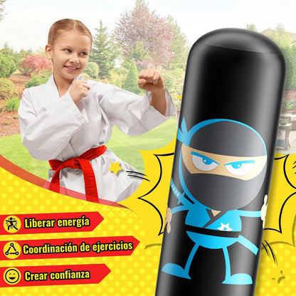 Saco De Boxeo Inflable Para Niños -ORIGINAL