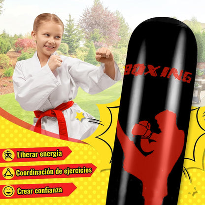Saco De Boxeo Inflable Para Niños -ORIGINAL