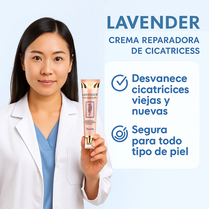 Novella® Crema reparadora de cicatrices de lavanda - Fórmula clínicamente probada