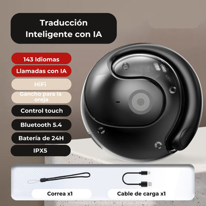 Auriculares Bluetooth de traducción con Inteligencia Artificial