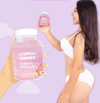 Realza tus Curvas en 7 Semanas 🍑 Curvy Gummies de Aguaje para Glúteos y Senos