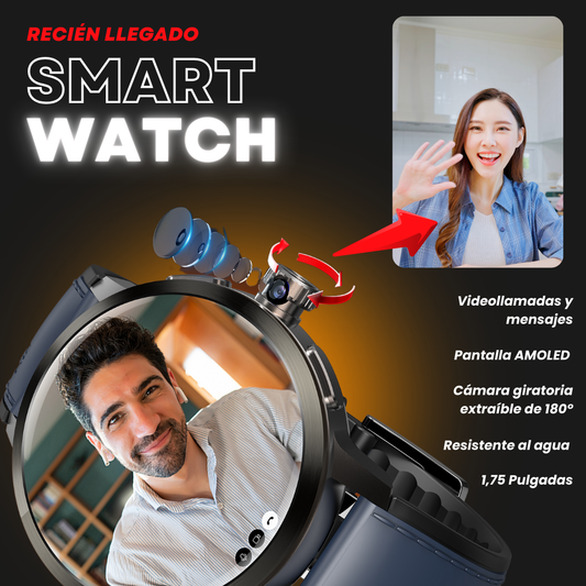 EvoWatch® Reloj inteligente con cámara giratoria y tarjeta SIM