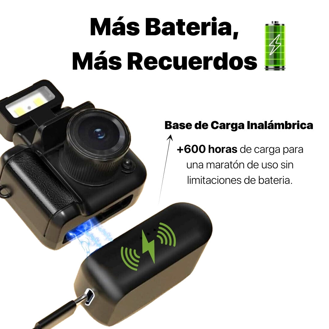 Mini cámara retro llavero portátil