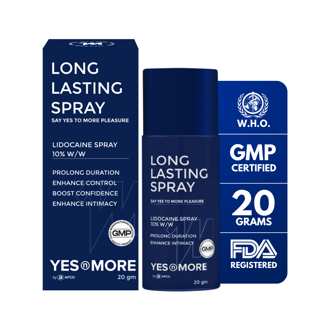 Yesnmore ® Larga duración | Spray retardante para hombres