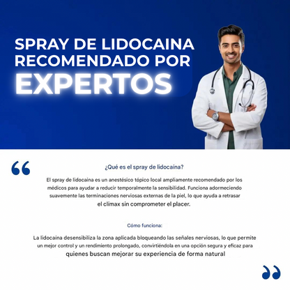 Yesnmore ® Larga duración | Spray retardante para hombres