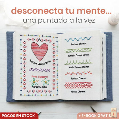 Libro de puntadas de Bordado
