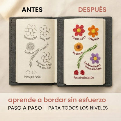 Libro de puntadas de Bordado
