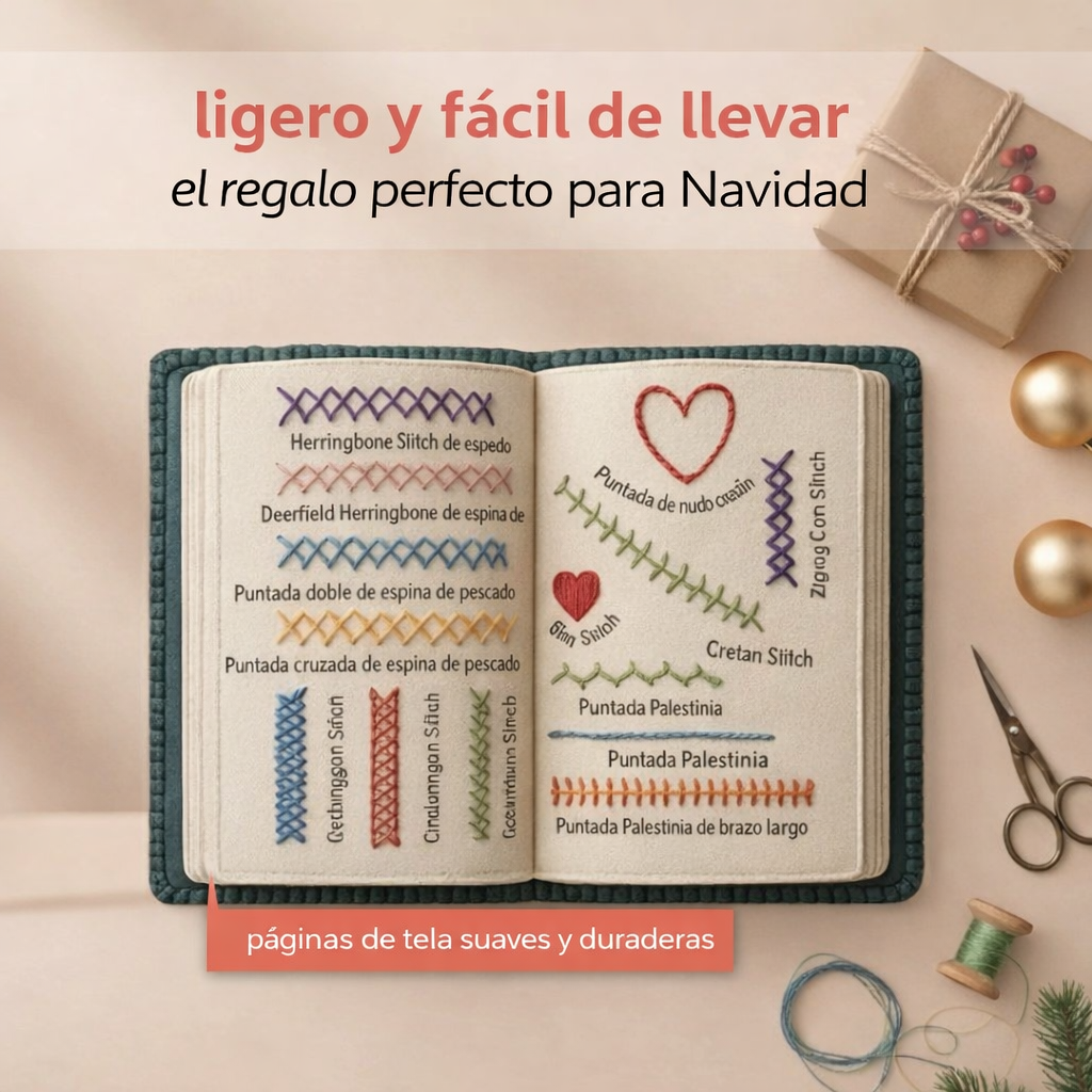 Libro de puntadas de Bordado