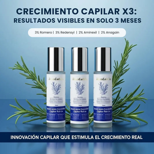 Crecimiento Capilar X3 - Serum para Crecimiento Capilar Roll-On