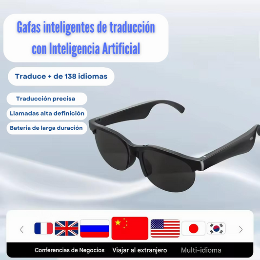 Gafas de traducción con IA – El futuro en tus ojos