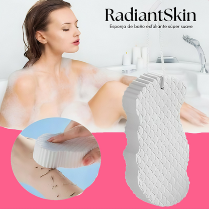 RadiantSkin® Esponja de baño exfoliante súper suave