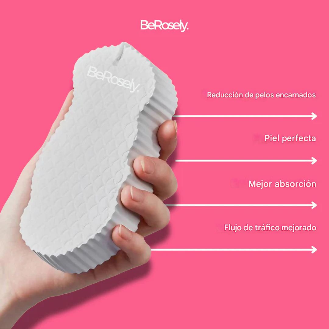 RadiantSkin® Esponja de baño exfoliante súper suave