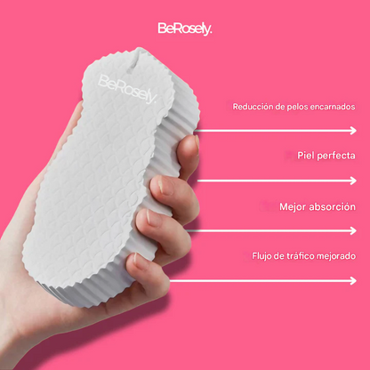 RadiantSkin® Esponja de baño exfoliante súper suave
