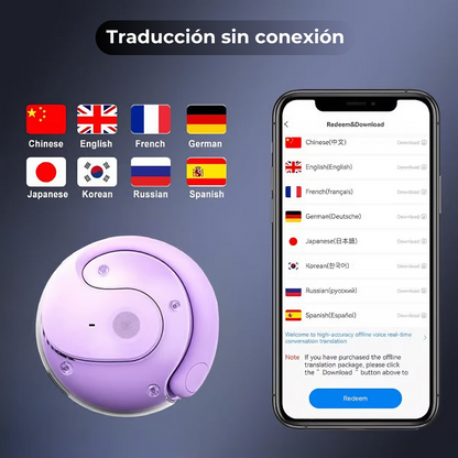Auriculares Bluetooth de traducción con Inteligencia Artificial