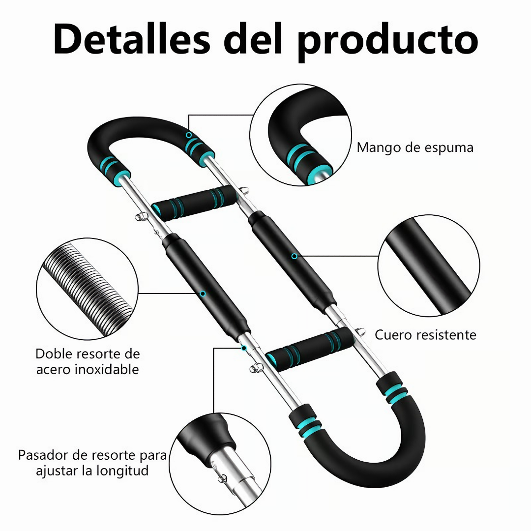 Barras Push - Equipo de ejercicio en casa para hombros, brazos y pecho