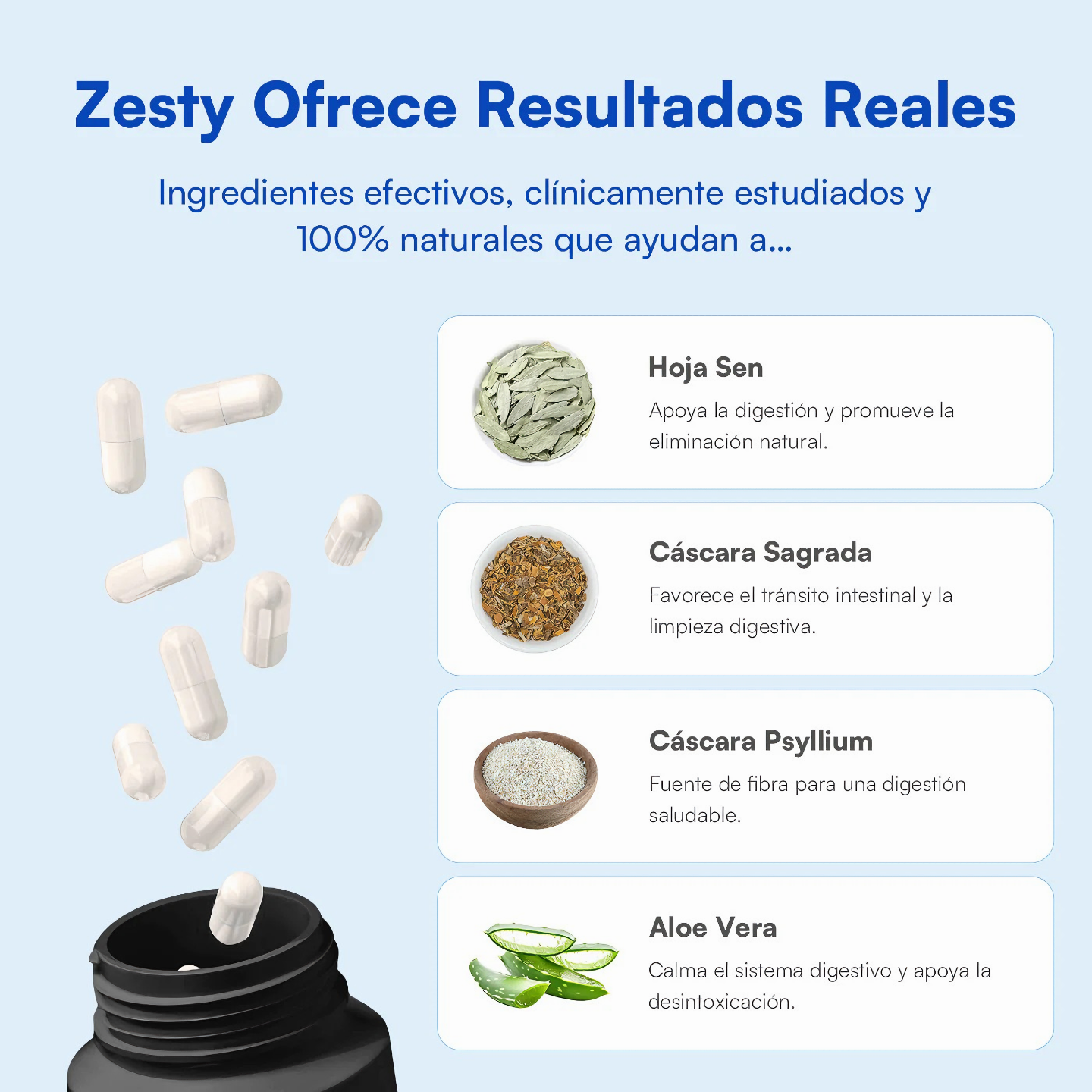 Zesty Nutrition Limpieza digestiva de 15 Días