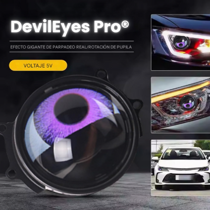 DevilEyes Pro® Faros animados, personalizables y con control WiFi.