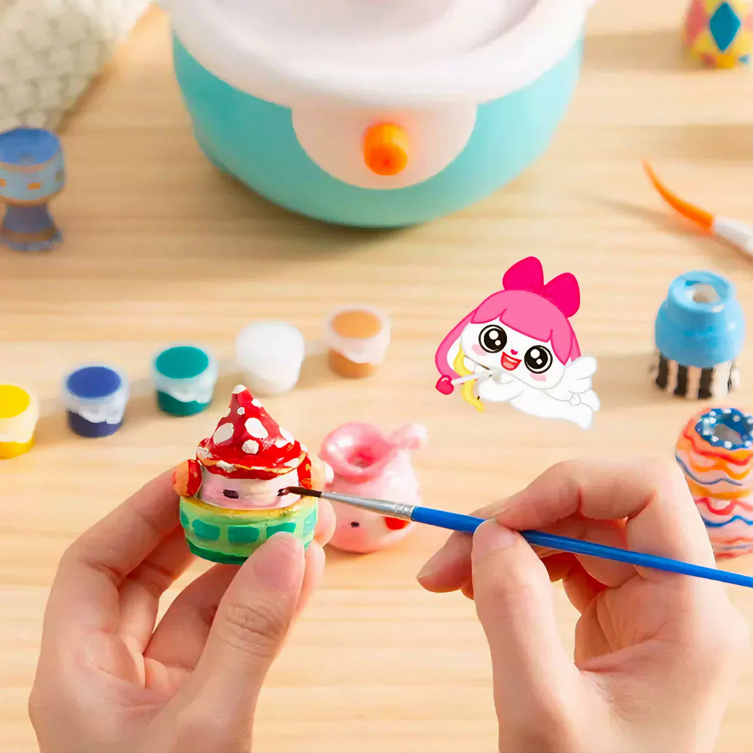 ClayMagic - Kit de cerámica y pintura para niños