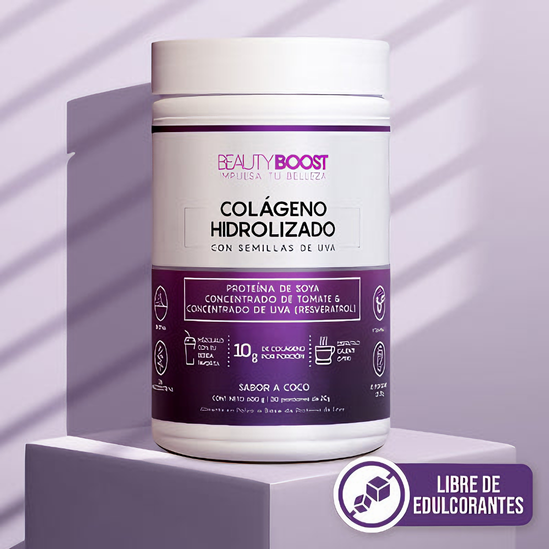 COLÁGENO HIDROLIZADO CON RESVERATROL Y BIOTINA - COCO