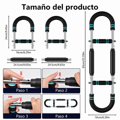 Barras Push - Equipo de ejercicio en casa para hombros, brazos y pecho