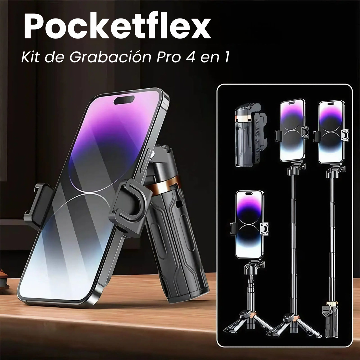 Pocketflex K1it de Grabación Pro 4 en 1