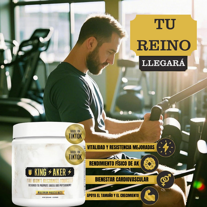 King Maker Suplemento 13 en 1 para Hombres Máxima Masculinidad