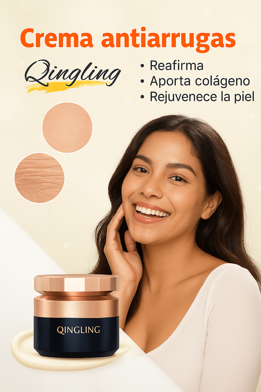 Qingling - Crema para eliminar arrugas