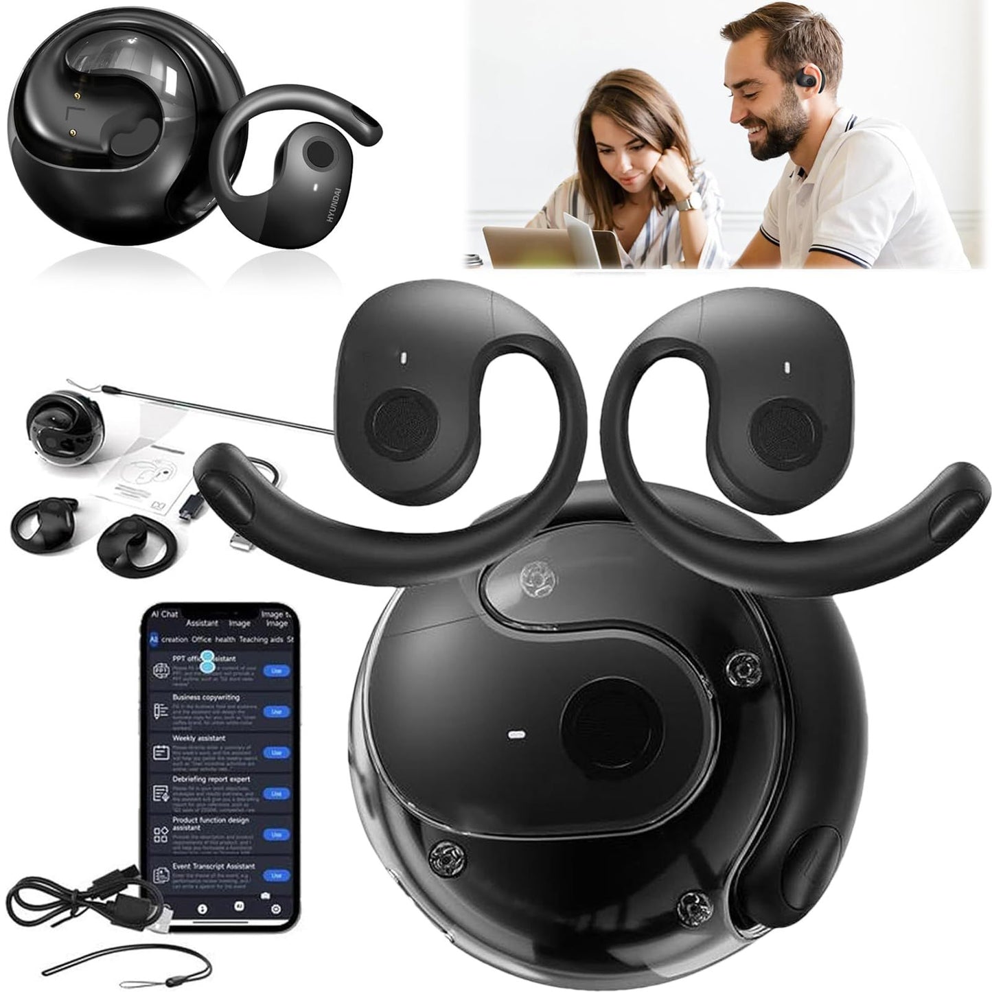 Auriculares Bluetooth de traducción con Inteligencia Artificial