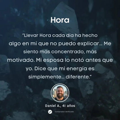 Pulsera Hora Hematita