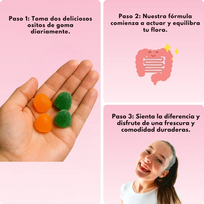 Femmi™ Gomitas: Olvidate del mal olor y la incomodidad