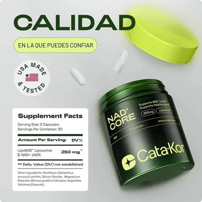 Cata-Kor Avance® Energía celular y longevidad desde dentro
