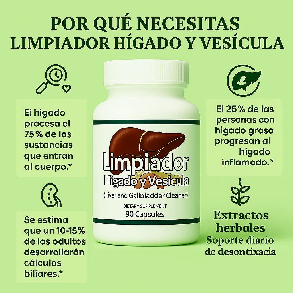 Limpiador Hígado y Vesícula, Boldo & Milk Thistle Extract