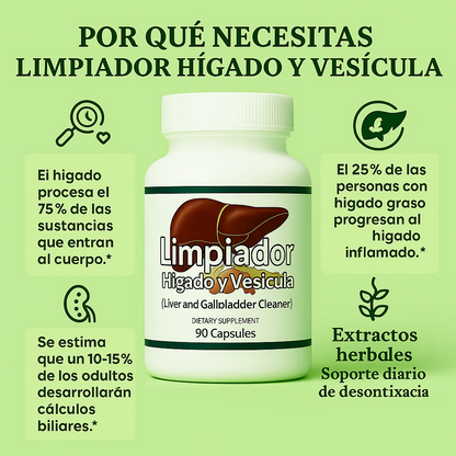 Limpiador Hígado y Vesícula, Boldo & Milk Thistle Extract