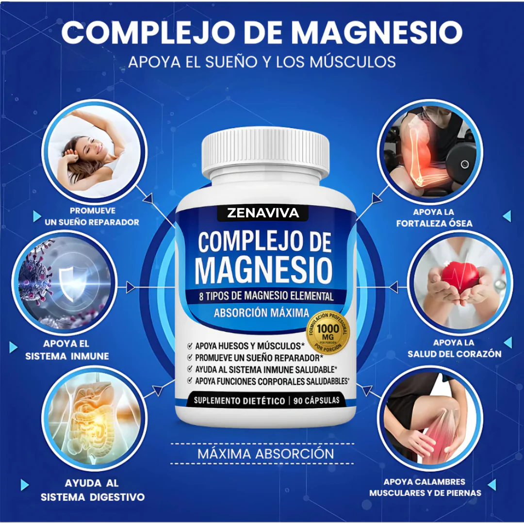 Complejo de magnesio 8 en 1