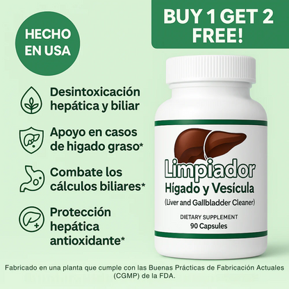 Limpiador Hígado y Vesícula, Boldo & Milk Thistle Extract