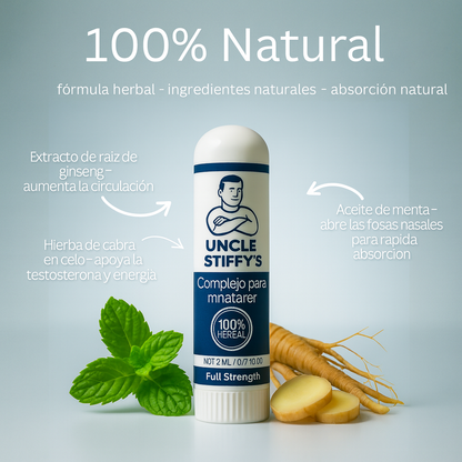 Uncle Stiffy's ® Erecciones firmes en 2 minutos – sin pastillas