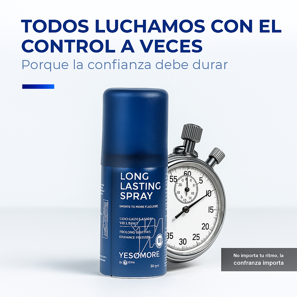 Yesnmore ® Larga duración | Spray retardante para hombres